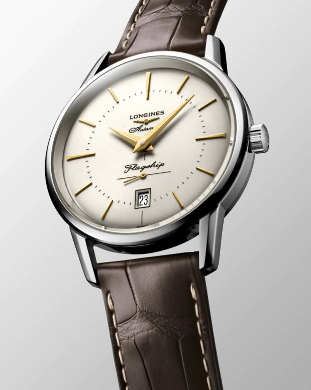 Longines,Heritage Classic 38.50mm,38.50mm,Stainless Steel,Silver,Automatic,Date,42hours,L4,L4.795.4.78.2