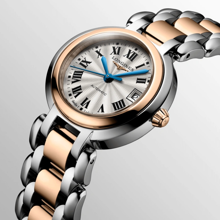Longines,PrimaLuna 26.50mm,26.50mm,Stainless Steel,Silver,Automatic,Date,40hours,L8,L8.111.5.78.6