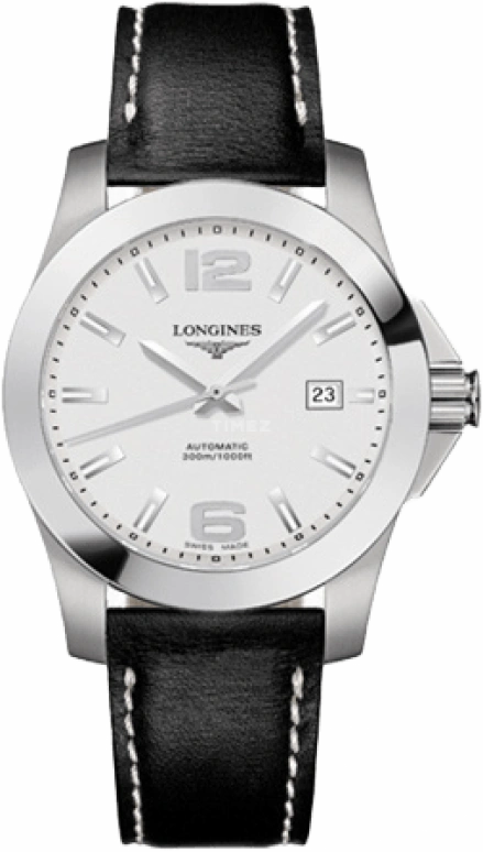 Longines,Conquest 41mm,41mm,Stainless Steel,White,Automatic,Chronograph,Date,Power Reserve Indicator,L3,L3.658.4.76.0