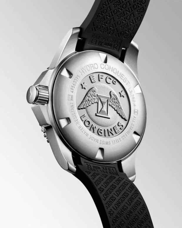 Longines,HydroConquest 43mm,43mm,Stainless Steel,Black,Automatic,Date,65hours,L3,L3.782.4.56.9