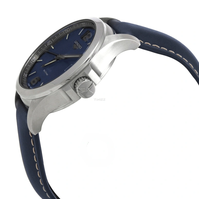 Longines,Conquest V.H.P. 41mm,41mm,Stainless Steel,Blue,Quartz,Day,In-house Caliber,L3,L3.716.4.96.0