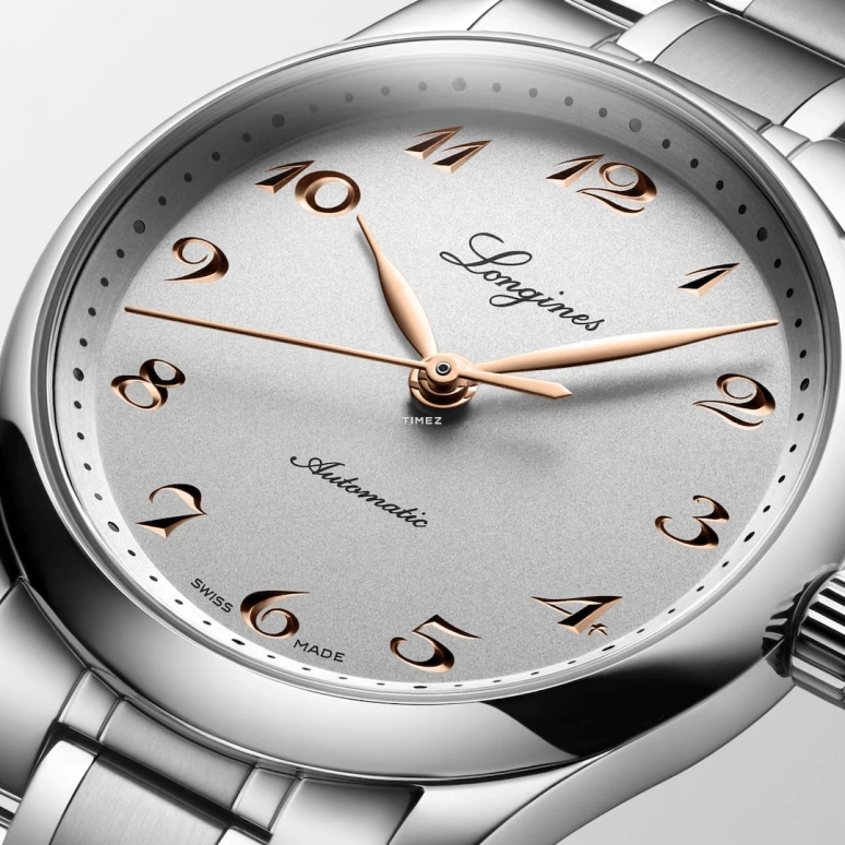 Longines,Master 34mm,34mm,Stainless Steel,Grey,Automatic,72hours,In-house Caliber,L2,L2.357.4.70.6