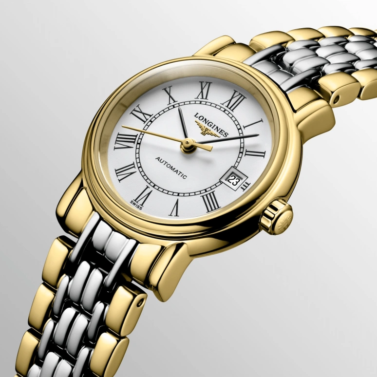 Longines,Presence 25.50mm,25.50mm,Stainless Steel,White,Automatic,Date,38hours,L4,L4.321.2.11.7