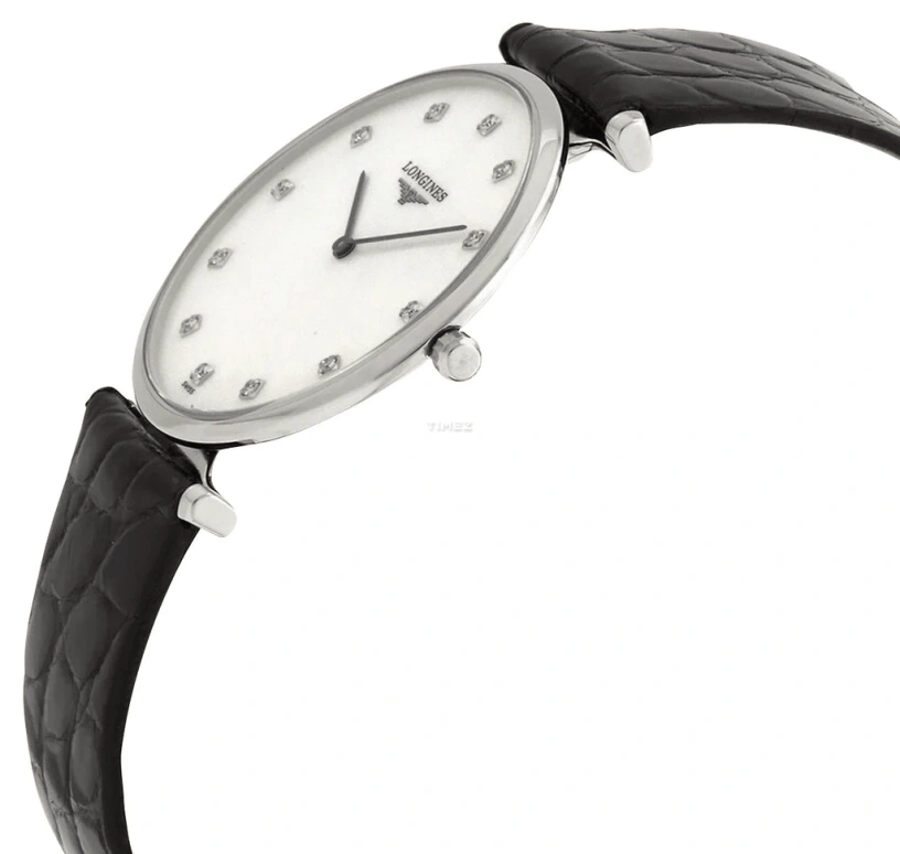Longines,La Grande Classique 33mm,33mm,Stainless Steel,White,Quartz,In-house Caliber,Sapphire,Crystal Glass,L4,L4.709.4.88.2