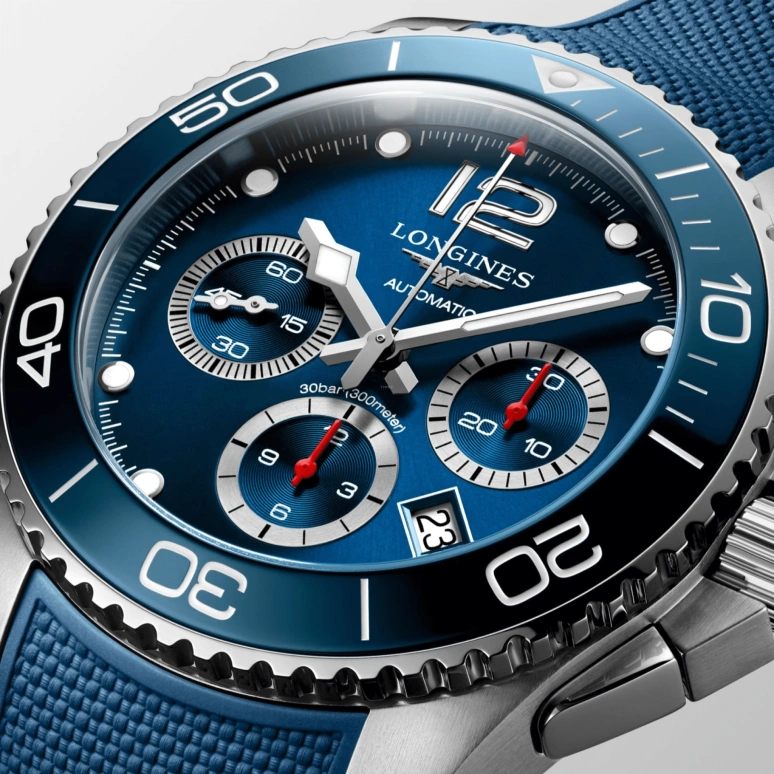 Longines,Sport 41mm,41mm,Stainless Steel,Blue,Automatic,66hours,In-house Caliber,L3,L3.883.4.96.9