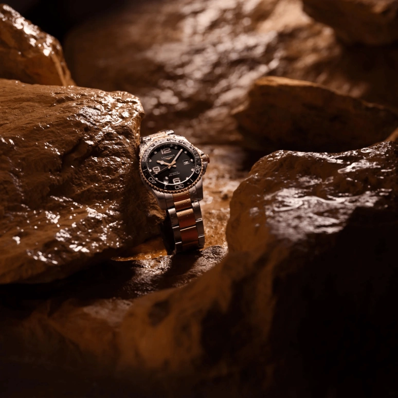 Longines,HydroConquest 41mm,41mm,Stainless Steel,Black,Automatic,Day,72hours,L3,L3.781.3.58.7