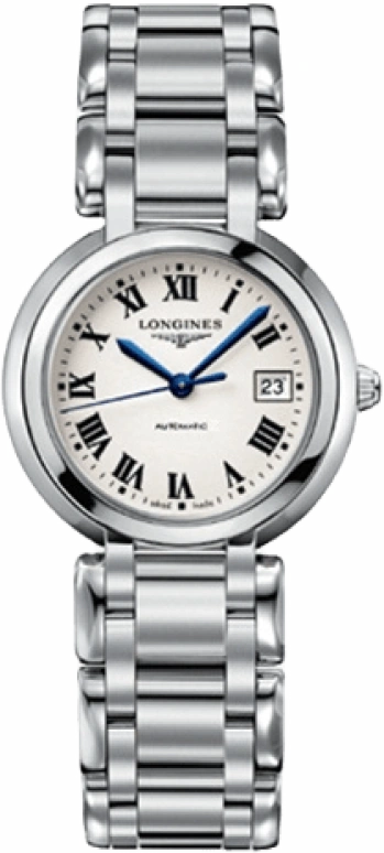 Longines,PrimaLuna 30mm,30mm,Stainless Steel,Silver,Automatic,Date,40hours,L8,L8.113.4.71.6