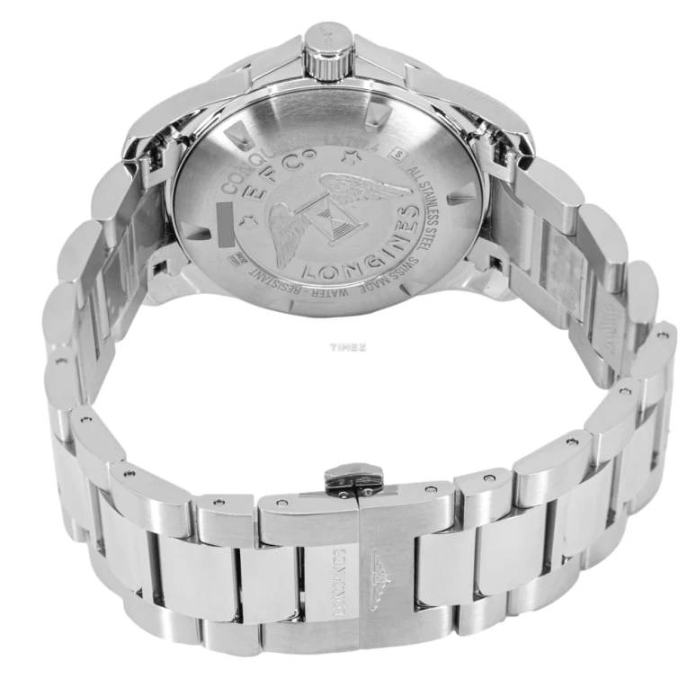 Longines,Conquest 41mm,41mm,Stainless Steel,Black,Quartz,Day,26280hours,L3,L3.759.4.58.6