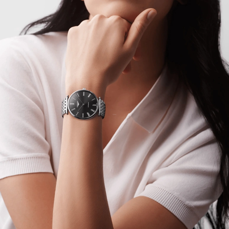 Longines,La Grande Classique 38mm,38mm,Stainless Steel,Grey,Automatic,40hours,In-house Caliber,L4,L4.918.4.51.6