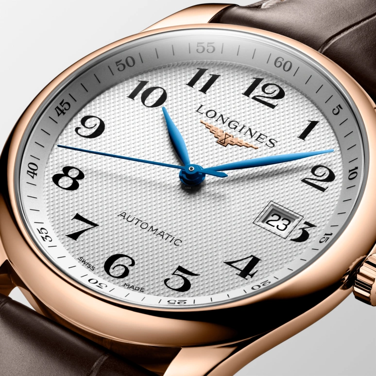 Longines,Master 40mm,40mm,Rose Gold,White,Automatic,Day,64hours,L2,L2.793.8.78.3