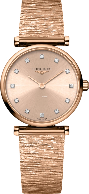 Longines,La Grande Classique 24mm,24mm,Stainless Steel,Rose Gold,Quartz,26280hours,In-house Caliber,L4,L4.209.1.93.E