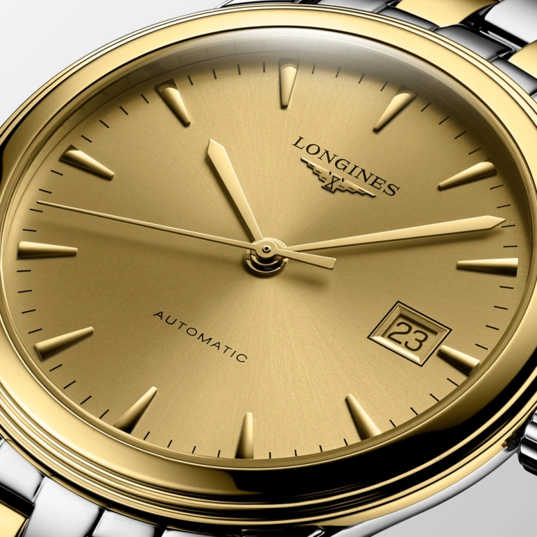 Longines,Heritage Classic 38.50mm,38.50mm,Stainless Steel,Gold,Automatic,72hours,In-house Caliber,L4,L4.974.3.32.7