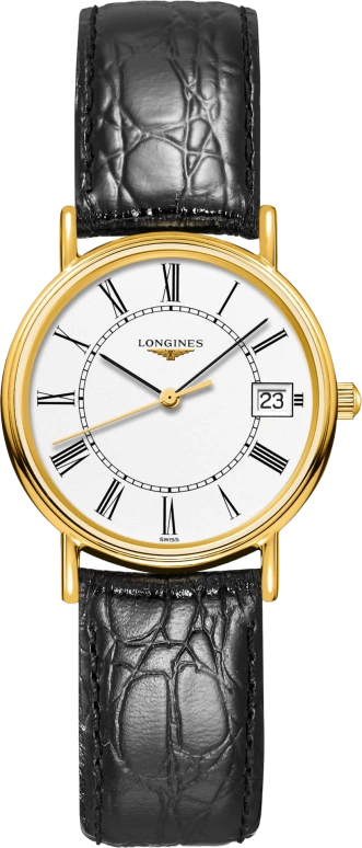 Longines,Presence 30mm,30mm,Stainless Steel,White,Quartz,Date,26280hours,L4,L4.320.2.11.2