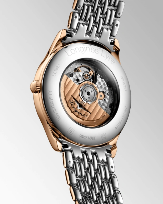 Longines,Lyre 38.50mm,38.50mm,Stainless Steel,White,Automatic,Date,64hours,L4,L4.960.1.11.7