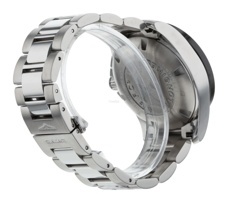 Longines,Conquest 41mm,41mm,Ceramic,Stainless Steel,Black,Automatic,Chronograph,Day,L3,L3.661.4.56.6
