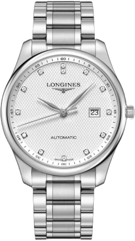 Longines,Master 42mm,42mm,Stainless Steel,White,Automatic,Chronograph,Date,L2,L2.893.4.77.6
