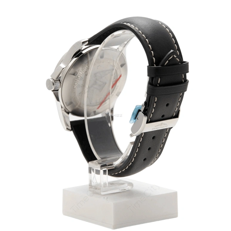 Longines,Conquest 41mm,41mm,Stainless Steel,Black,Quartz,Day,26280hours,L3,L3.759.4.58.3