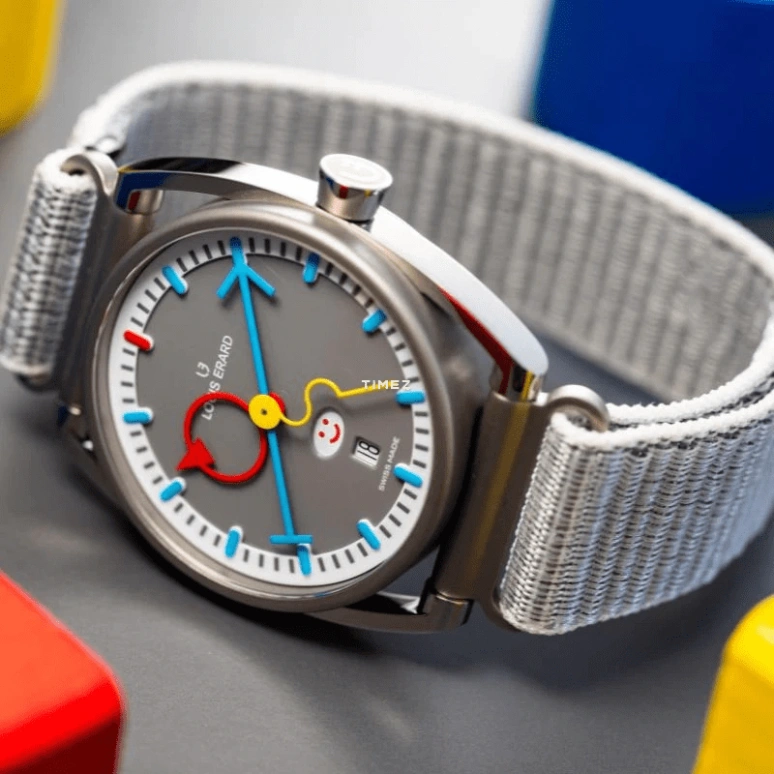 Louis Erard,Noirmont X 40mm,40mm,Titanium,Grey,Automatic,Day,38hours,75357TT03,75357TT03.BTT83
