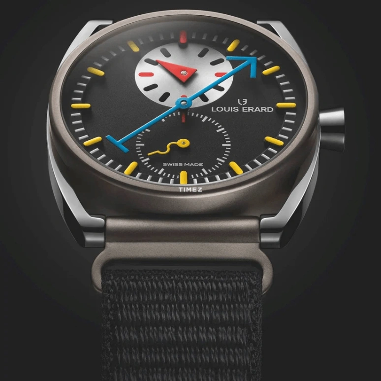 Louis Erard,Noirmont X 40mm,40mm,Titanium,Black,Automatic,38hours,Sapphire,Crystal Glass,85358TT02,85358TT02.BTT88