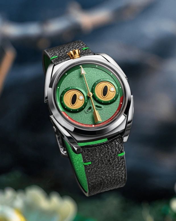 Louis Erard,Noirmont X 40mm,40mm,Titanium,Green,Automatic,38hours,Sapphire,Crystal Glass,85340AA01,85340AA01.BVA191