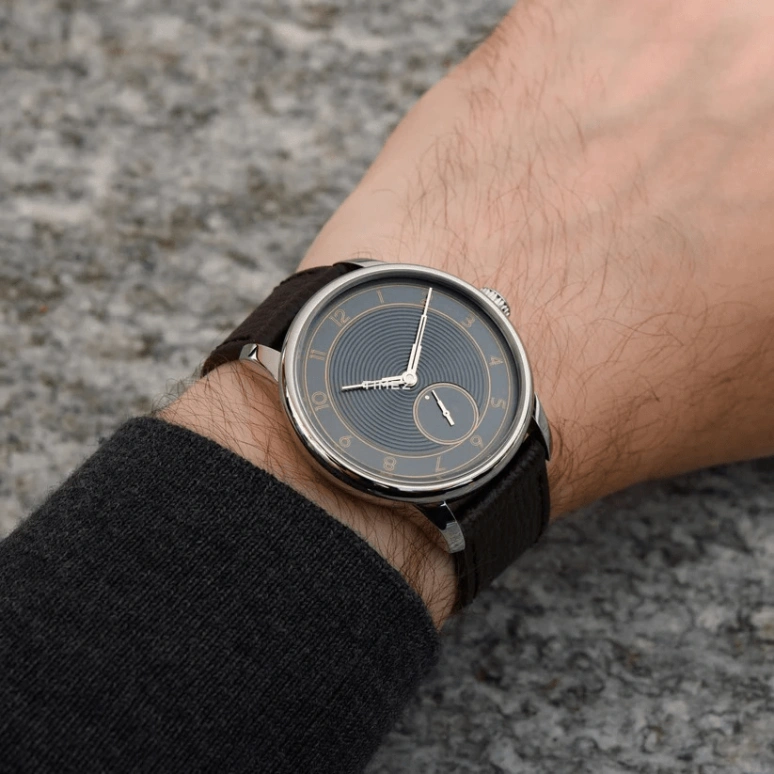 Louis Erard,Noirmont X 39mm,39mm,Stainless Steel,Smoky Coal,Automatic,38hours,Sapphire,Crystal Glass,34248AA44,34248AA44.BVA152