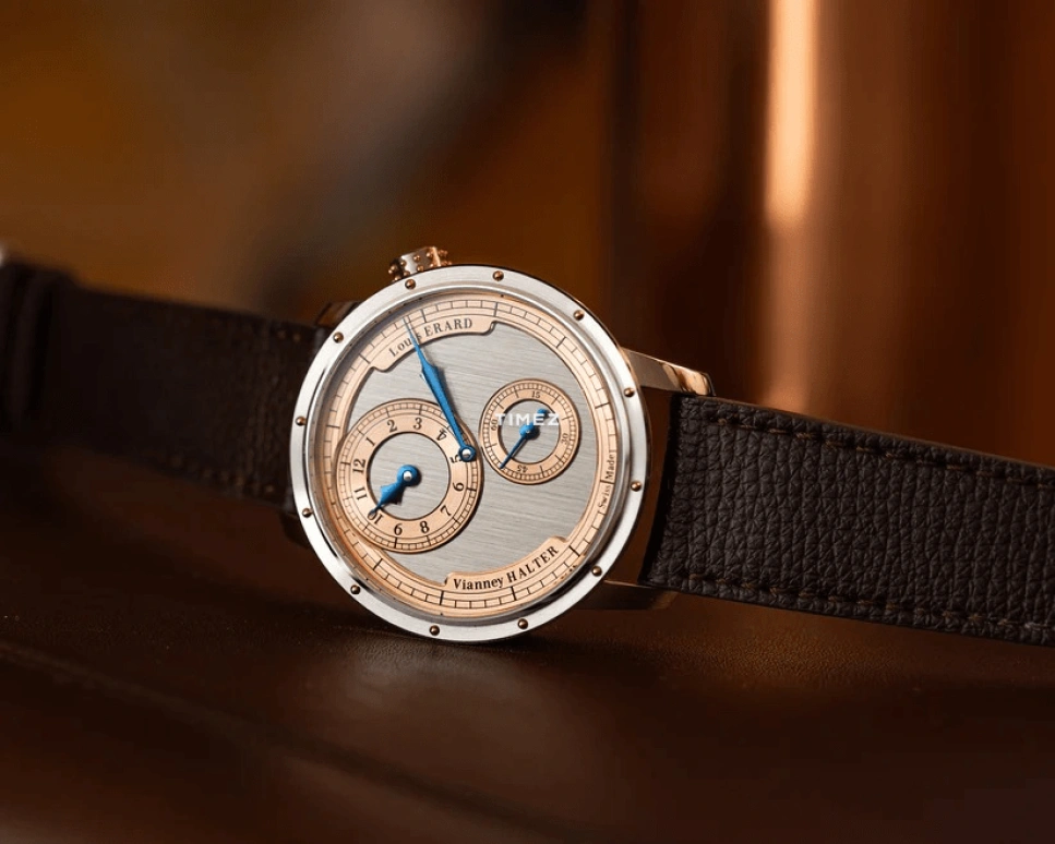 Louis Erard,Noirmont X 43mm,43mm,Stainless Steel,Silver,Salmon,Automatic,38hours,Sapphire,Crystal Glass,85246AA02,85246AA02.BVA172
