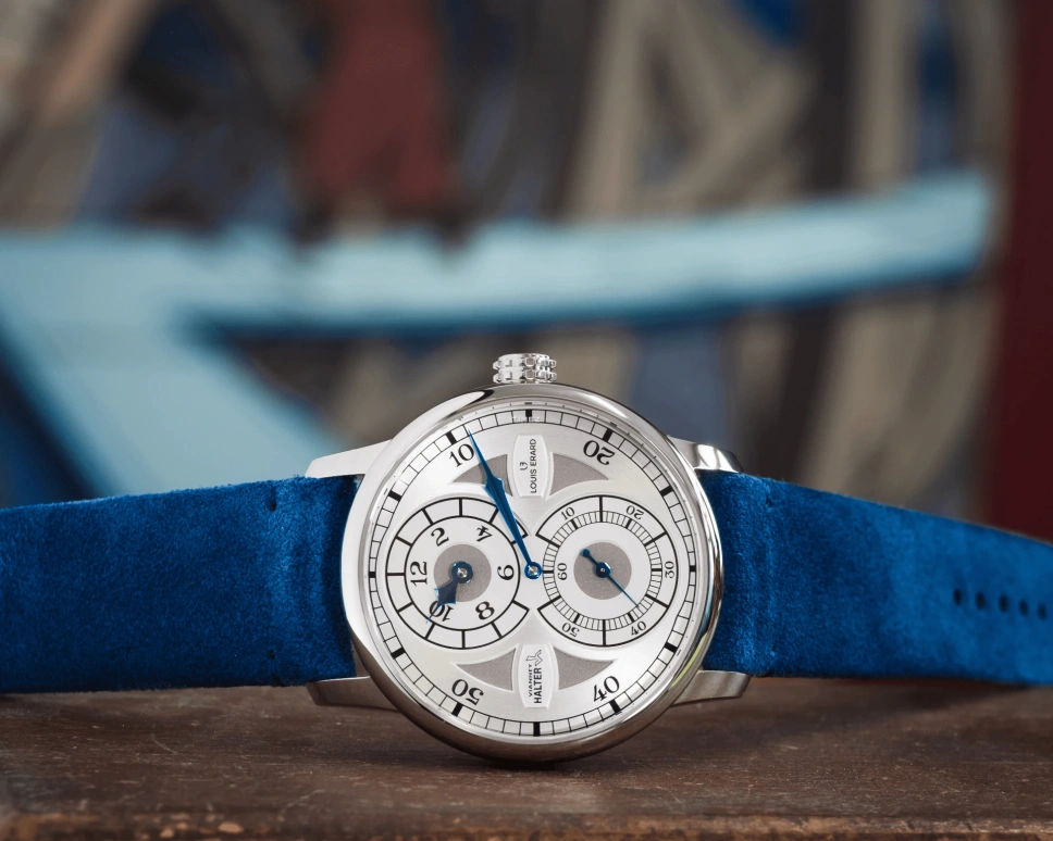 Louis Erard,Noirmont X 42mm,42mm,Stainless Steel,Silver,Grey,Automatic,38hours,Sapphire,Crystal Glass,85237AA51,85237AA51.BVA35