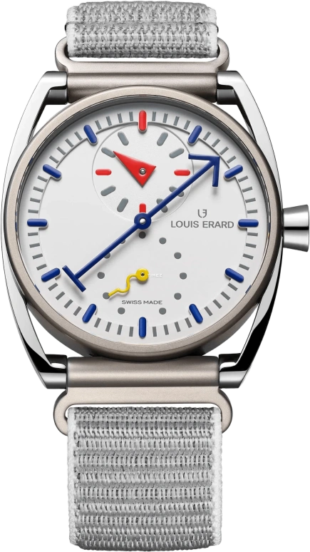 Louis Erard,Noirmont X 40mm,40mm,Titanium,White,Automatic,38hours,Sapphire,Crystal Glass,85358TT01,85358TT01.BTT83