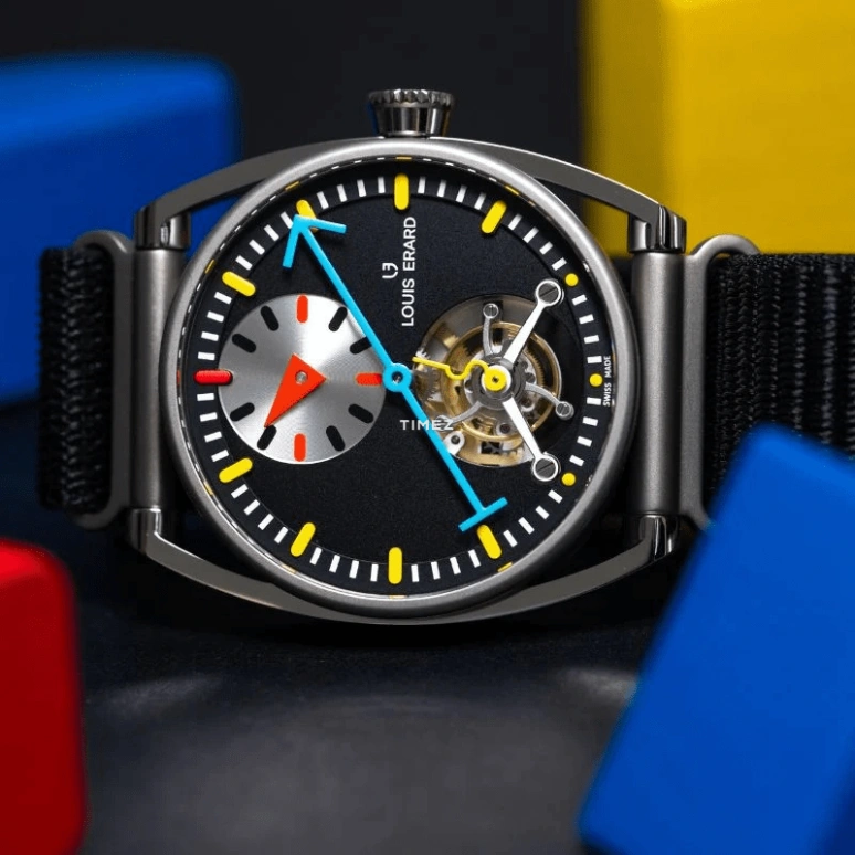 Louis Erard,Noirmont X 40mm,40mm,Titanium,Black,Silver,Handwound,Tourbillon,100hours,89356TT02,89356TT02.BTT82