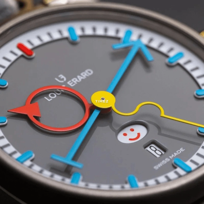 Louis Erard,Noirmont X 40mm,40mm,Titanium,Grey,Automatic,Day,38hours,75357TT03,75357TT03.BTT83