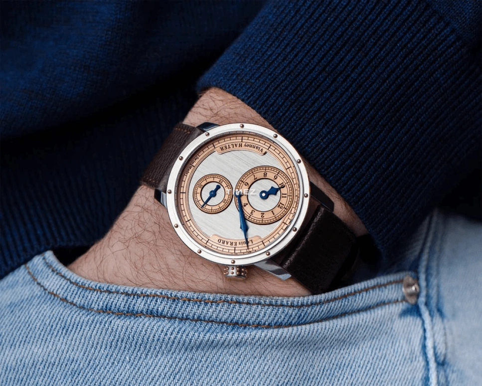 Louis Erard,Noirmont X 43mm,43mm,Stainless Steel,Silver,Salmon,Automatic,38hours,Sapphire,Crystal Glass,85246AA02,85246AA02.BVA172