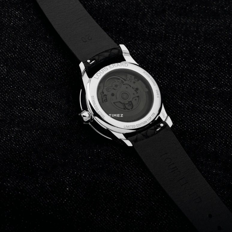 Louis Erard,Noirmont X 39mm,39mm,Stainless Steel,Silver,Black,Automatic,38hours,Sapphire,Crystal Glass,85248AA03,85248AA03.BSA02