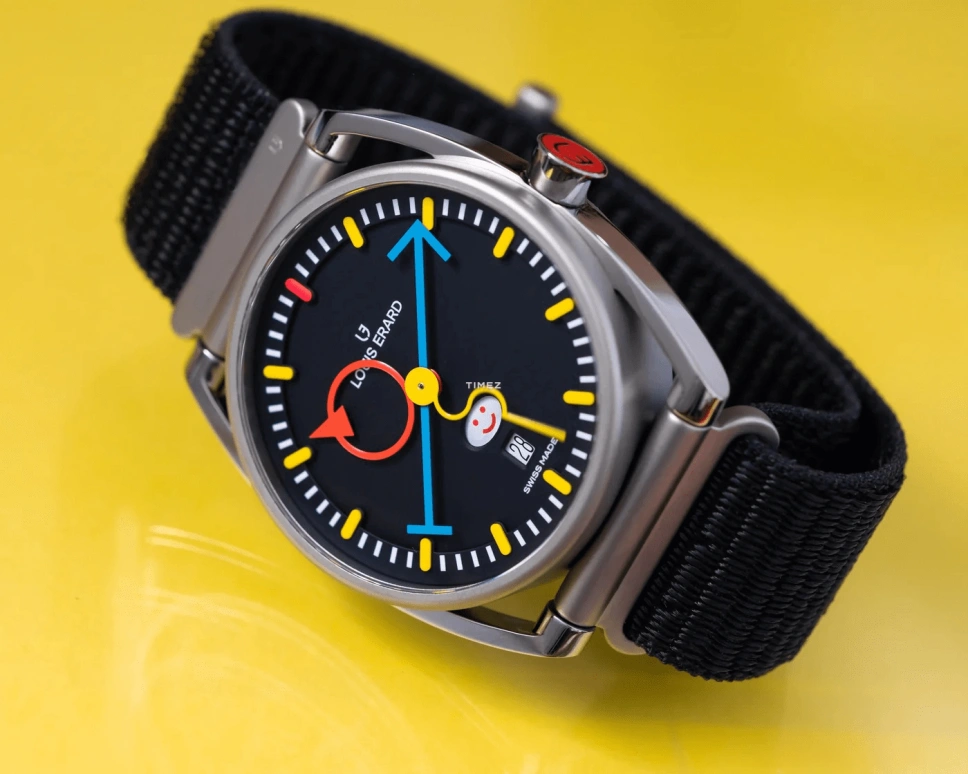 Louis Erard,Noirmont X 40mm,40mm,Titanium,Black,Automatic,Day,38hours,75357TT02,75357TT02.BTT88