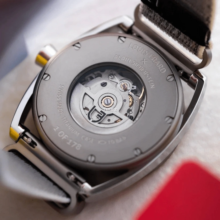 Louis Erard,Noirmont X 40mm,40mm,Titanium,White,Automatic,38hours,Sapphire,Crystal Glass,85358TT01,85358TT01.BTT83
