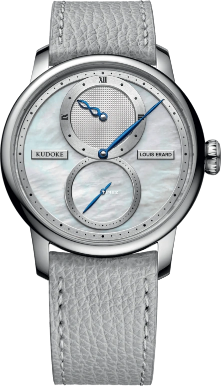 Louis Erard,Noirmont X 42mm,42mm,Stainless Steel,White,Silver,Automatic,38hours,Sapphire,Crystal Glass,85237AA44,85237AA44.BVA179