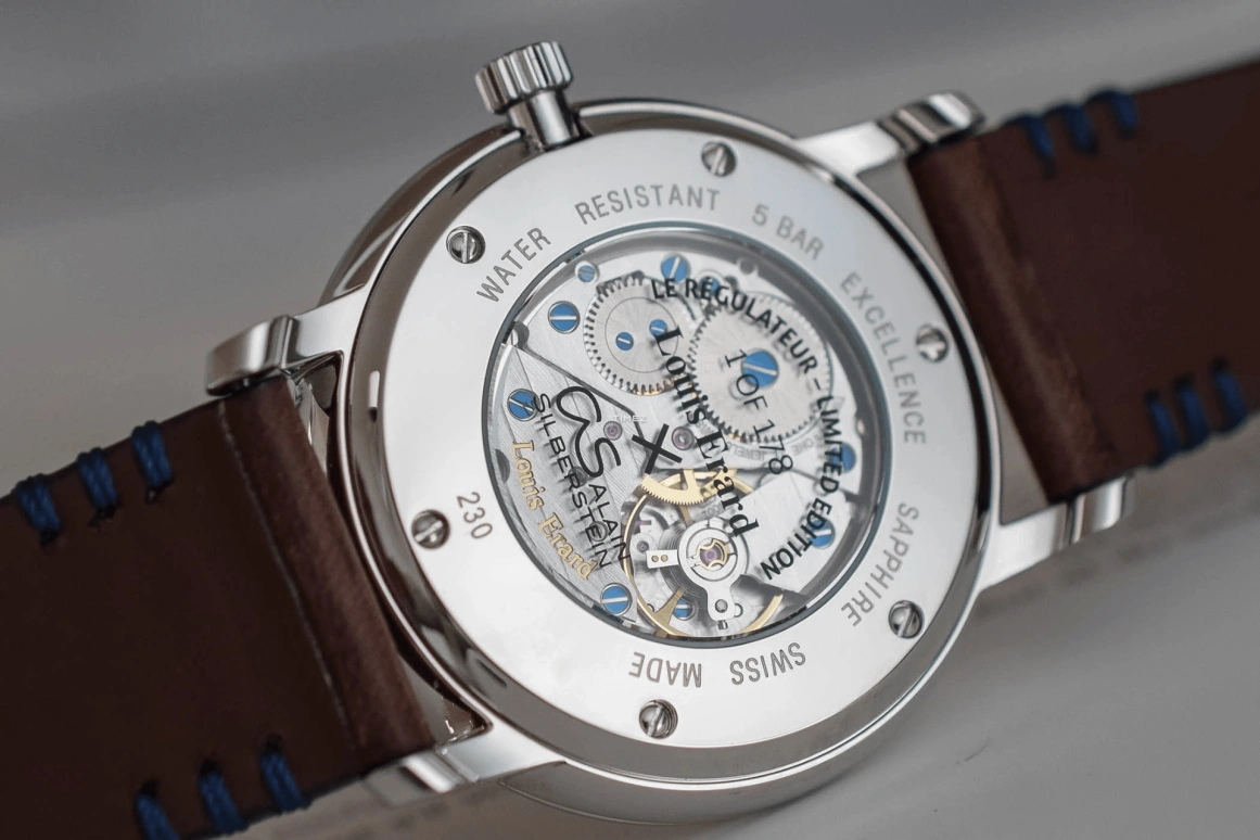 Louis Erard,Noirmont X 40mm,40mm,Stainless Steel,White,Handwound,Power Reserve Indicator,42hours,54230AS61,54230AS61.BVA08