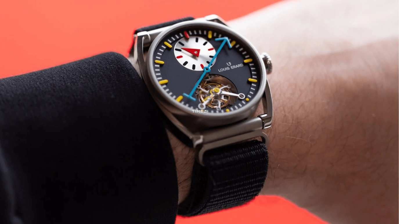 Louis Erard,Noirmont X 40mm,40mm,Titanium,Black,Silver,Handwound,Tourbillon,100hours,89356TT02,89356TT02.BTT82