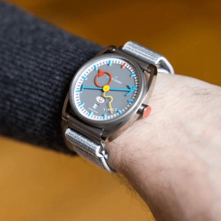 Louis Erard,Noirmont X 40mm,40mm,Titanium,Grey,Automatic,Day,38hours,75357TT03,75357TT03.BTT83