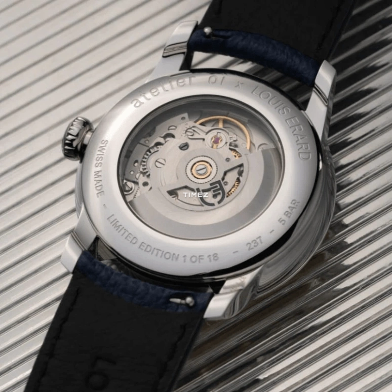 Louis Erard,Noirmont X 42mm,42mm,Stainless Steel,Yellow,Gold,Automatic,38hours,Sapphire,Crystal Glass,85237AA56,85237AA56.BVA175