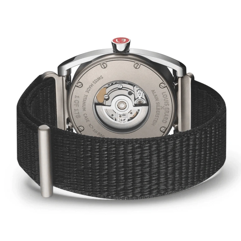 Louis Erard,Noirmont X 40mm,40mm,Titanium,Black,Automatic,Day,38hours,75357TT02,75357TT02.BTT88