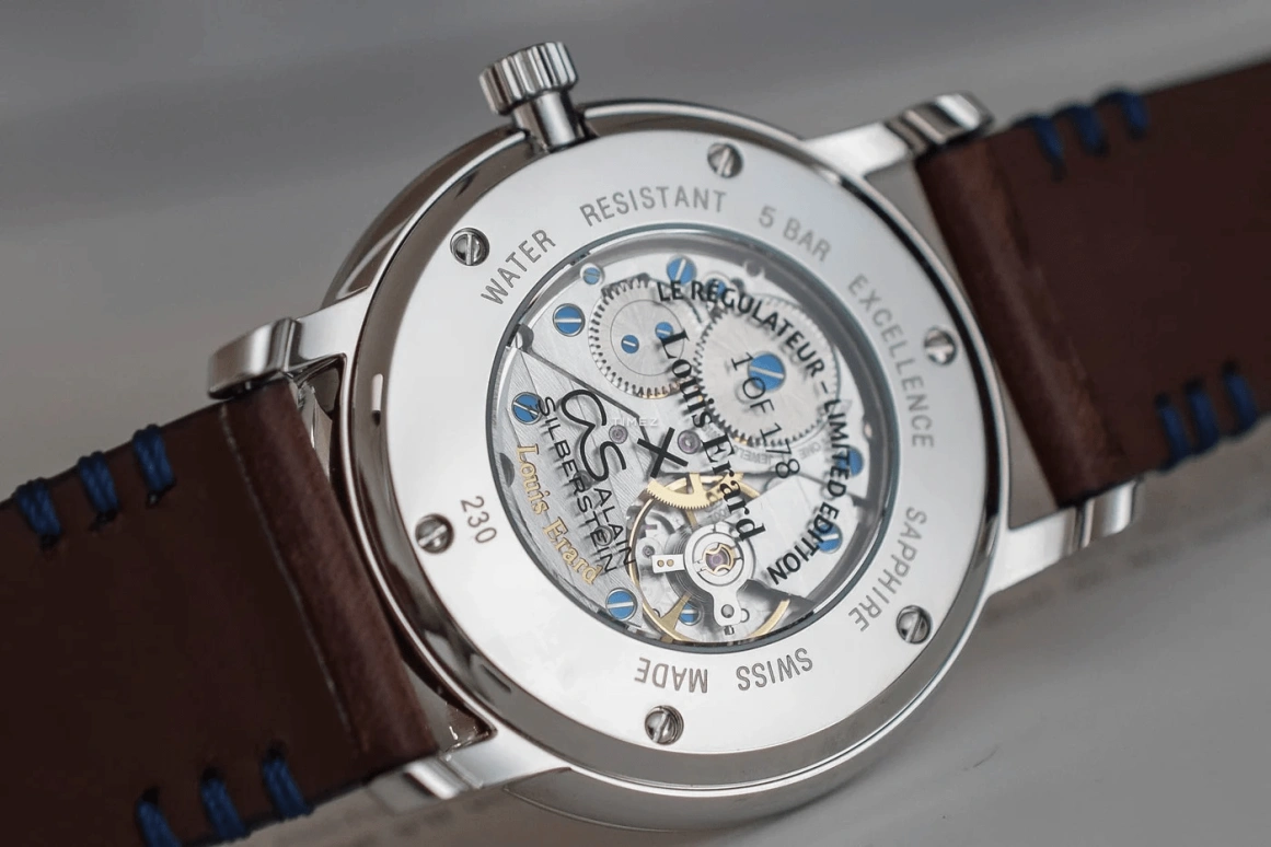 Louis Erard,Noirmont X 40mm,40mm,Stainless Steel,White,Handwound,Power Reserve Indicator,42hours,54230AS61,54230AS61.BVA08
