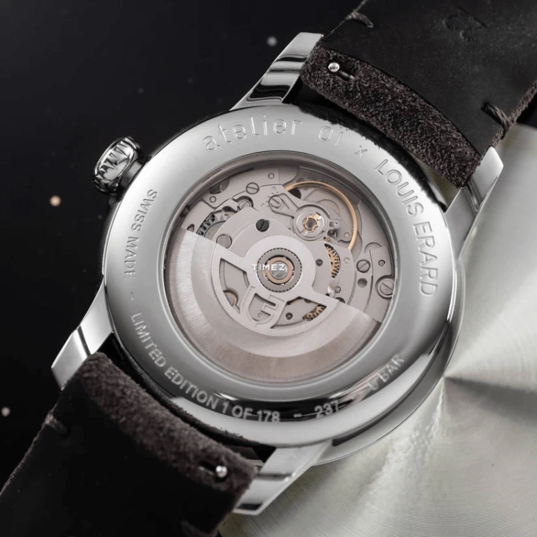 Louis Erard,Noirmont X 42mm,42mm,Stainless Steel,Stone Gray,Automatic,38hours,Sapphire,Crystal Glass,85237AA53,85237AA53.BVA33