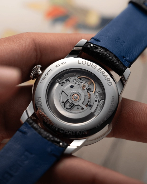 Louis Erard,Noirmont X 42mm,42mm,Stainless Steel,Grey,Automatic,38hours,Sapphire,85237AA90,85237AA90.BGA087