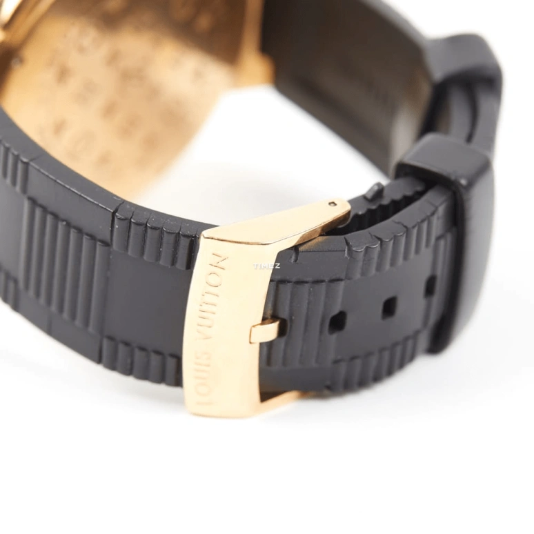 LOUIS VUITTON,Tambour Street Diver 44mm,44mm,Rose Gold,Blue,Automatic,Day,Sapphire,Crystal Glass,Q103E1