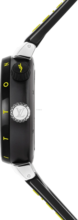 LOUIS VUITTON,Tambour Street Diver 44mm,44mm,Stainless Steel,Black,Automatic,Sapphire,Crystal Glass,Round,QA122A