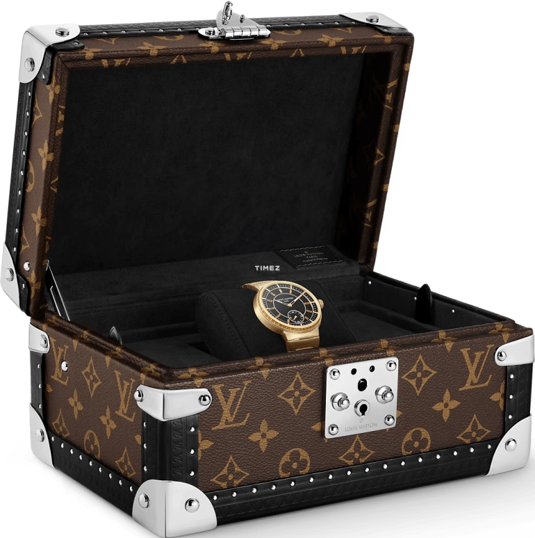 LOUIS VUITTON,Tambour 40mm,40mm,Yellow Gold,Black,Automatic,50hours,In-house Caliber,W1YG20