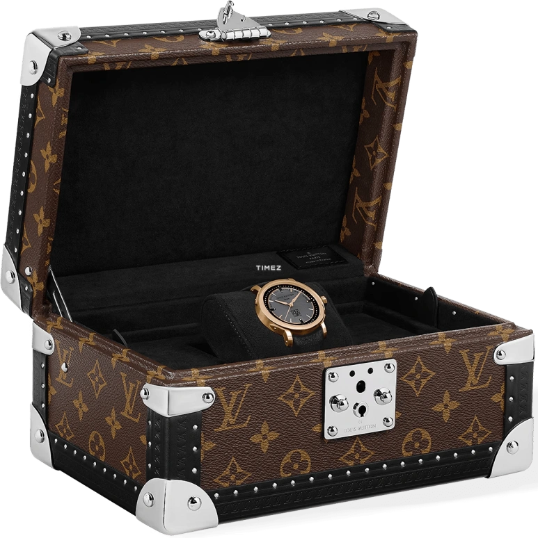 LOUIS VUITTON,ESCALE 39mm,39mm,Pink Gold,Grey,Black,Automatic,50hours,In-house Caliber,W3PG31
