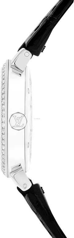 LOUIS VUITTON,Other 28mm,28mm,Stainless Steel,Black,Quartz,Sapphire,Crystal Glass,Round,QBB199