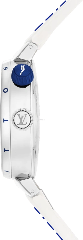 LOUIS VUITTON,Tambour Street Diver 39.50mm,39.50mm,Stainless Steel,Silver,Quartz,Sapphire,Crystal Glass,Round,QA124A