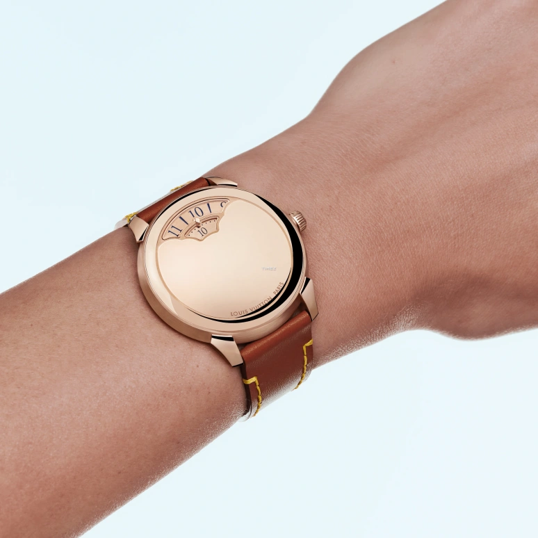 LOUIS VUITTON,Tambour Convergence 37mm,37mm,Rose Gold,Automatic,45hours,In-house Caliber,W9PG11